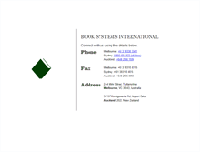 Tablet Screenshot of booksystems.com